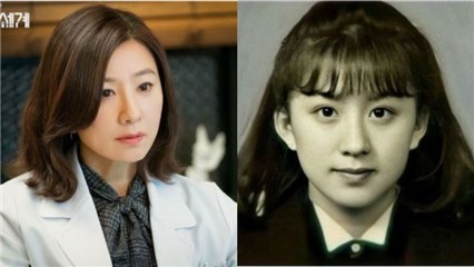 《夫妻的世界》金喜爱就是母胎美女！黑白高中毕业照根本就是贵族家的小姐