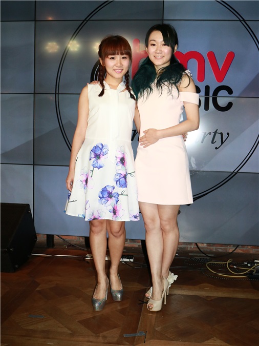 张智霖、郑融、雨侨等出席《HMV Music发布会》活动