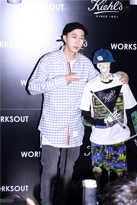 品牌Kiehl’s(契尔氏)Photo wall举行活动 SHOW ME THE MONEY第四季优胜GXNZI等出席