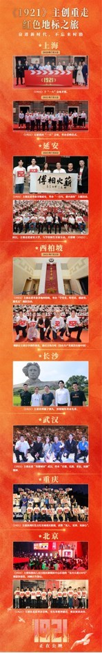 奋进新时代 不忘来时路  ——记《1921》主创团队重走红色地标之旅