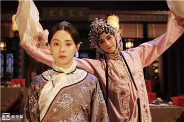 陈晓扮花旦美翻天 孙俪求合影