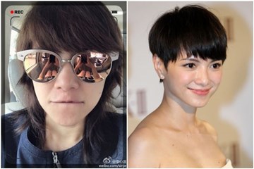 左图现在,右图过去。(图/翻摄自李心洁微博、网路)