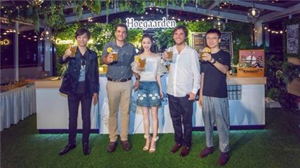 魔都K11空降福佳花园，福佳比利时白啤酒打造都市新“自然”法则