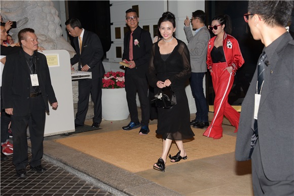 郭富城婚宴结束 张智霖、袁咏仪及邱淑贞等相继离开