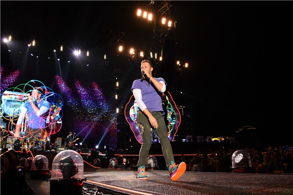 英国摇滚乐队COLDPLAY来台举办演唱会