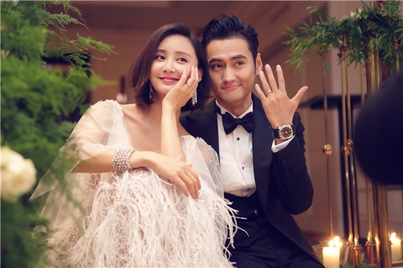 袁弘张歆艺完婚甜蜜不停 德国答谢晚宴继续发糖