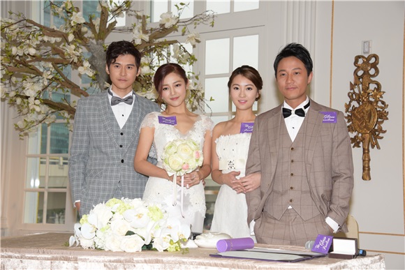陈家乐、卫诗雅、麦子乐、岑紫生,今出席婚展会