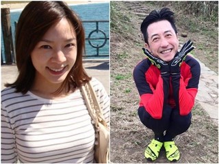 张嘉欣与哈林。(图/翻摄自脸书)