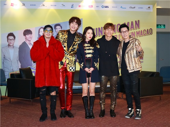 《Running Man》成员宋智孝、李光洙、金钟国、刘在锡、HaHa、池锡辰澳门举行「RUNNING MAN 2017 LIVE TOUR」亚洲巡回粉丝见面会