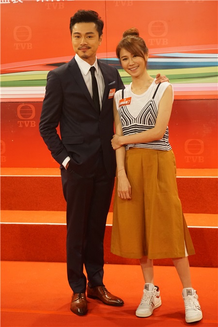 TVB新剧《我瞒结婚了》造型发布会 黄翠如、黄浩然等出席