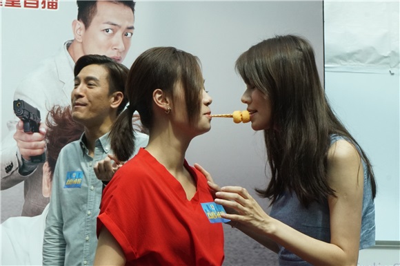 马国明、黄翠如、岑丽香、梁烈唯等出席 TVB《为食神探》活动