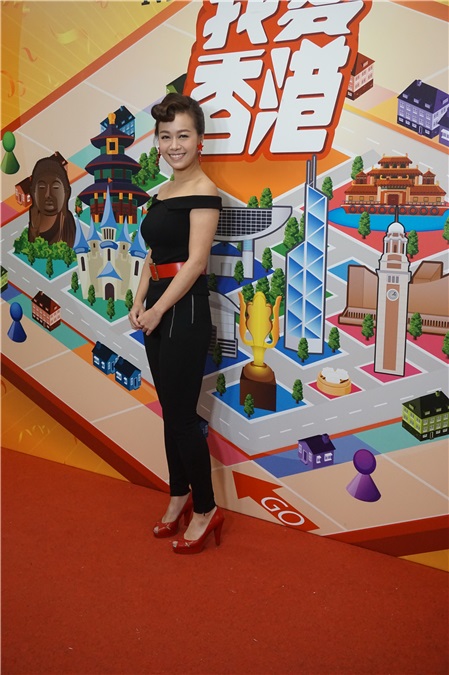 曾志伟、林夏薇、黎耀祥、李灿森等现身为节目《我爱香港》录影