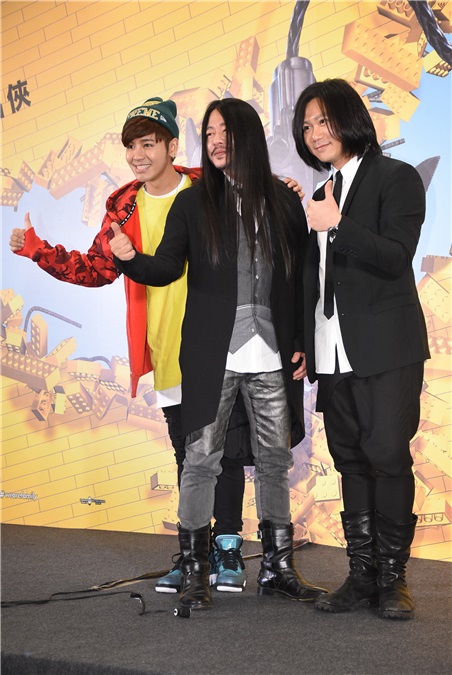 五月天玛莎、鼓鼓、乱弹阿翔、宇宙人等出席《乐高蝙蝠侠》电影