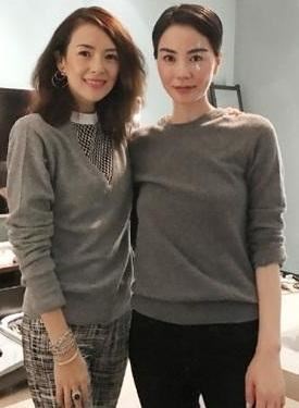 章子怡做「继母」太成功，捧场王菲演唱会也带上继女