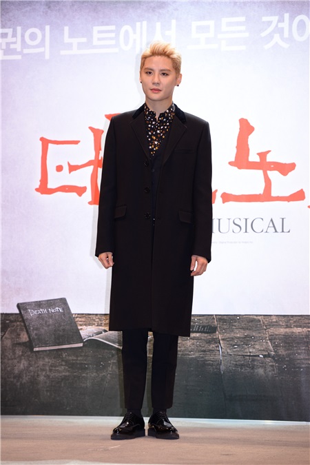 JYJ金俊秀、Ben、韩继尚等出席《死亡笔记》发布会