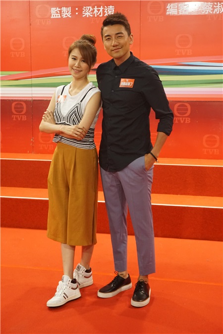 TVB新剧《我瞒结婚了》造型发布会 黄翠如、黄浩然等出席