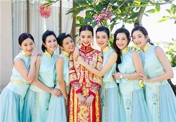 热闹接亲！朱孝天韩雯雯携兄弟姐妹团复古上阵