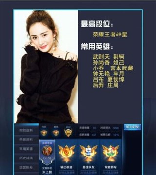 杨幂王者荣耀段点阵图