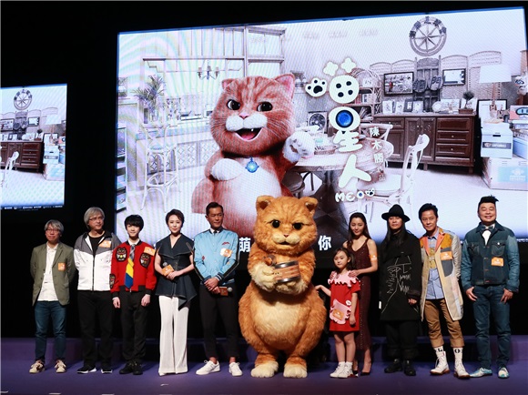 刘青云、古天乐、马丽、任达华等出席英皇电影节目巡礼