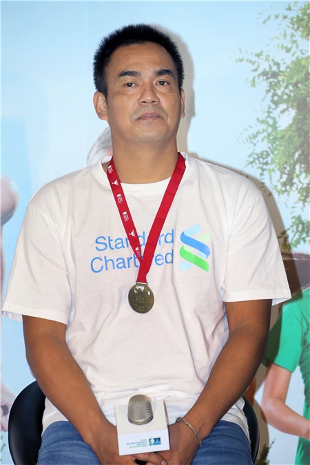 李毓芬、陈金锋出席「2017台北渣打公益马拉松」启动记者会