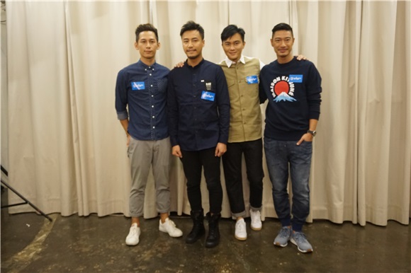 张智霖出席ViuTV的节目《我的Hero》