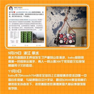 (angelababy热心公益 图/泰洋川禾文化提供)
