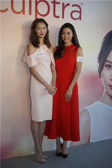 〈Yes 香港现场〉廖碧儿、赵颁如亮丽出席美容活动