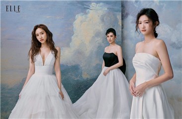 ELLE WEDDING 春夏号 封面之星 吴姗儒、魏如昀、晏柔中  遇见对的人，甚麽都好！STAND BY ME