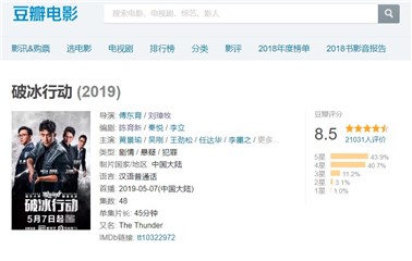 《破冰行动》实力问鼎2019年国剧口碑榜 全网铺开热度引爆
