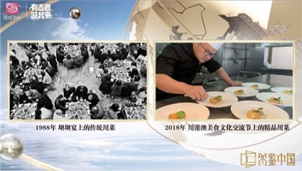 时光分享人、成都映象餐饮集团行政总厨付海勇分享的对比照