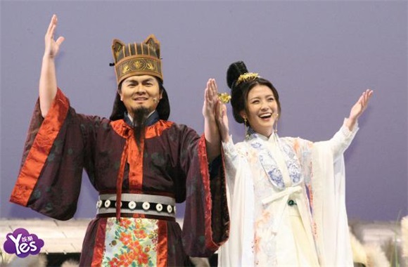 3月15日台北讯 卓文萱 黄志伟 全新古装...