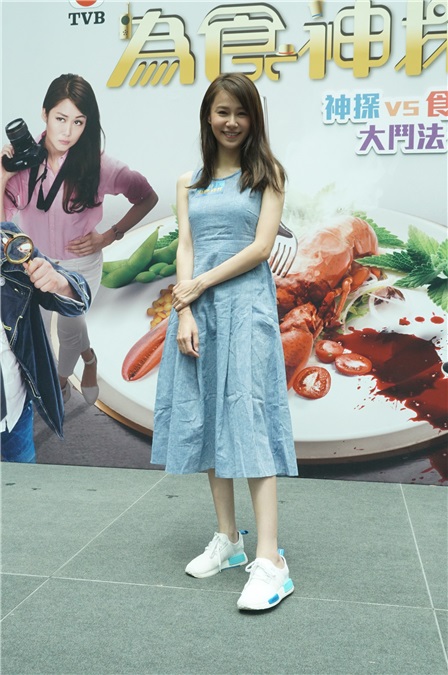 马国明、黄翠如、岑丽香、梁烈唯等出席 TVB《为食神探》活动