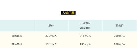 *提前一天在官网或官方服务号购票可享预售价