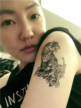 小S有了新刺青？ 笑回：洗完澡虎头快消失
