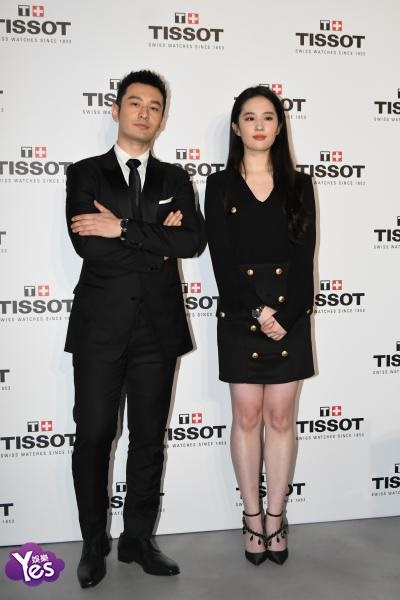〈Yes 上海现场〉黄晓明刘亦菲共同出席活动 利落黑色装扮帅气满屏