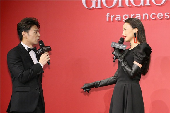 舒淇出席《GIORGIO ARMANI》记者会
