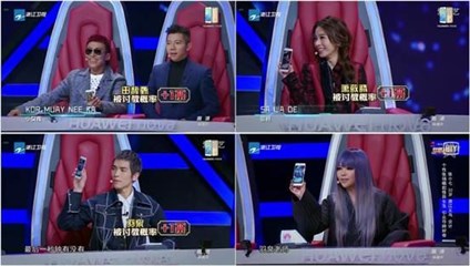 导师们用HUAWEI nova向小七推荐讨教对象