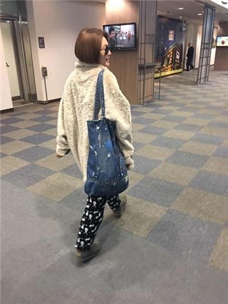 (小S穿睡裤出门都很时尚 图/翻摄自小S脸书)