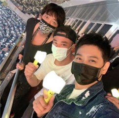 林志颖带儿子看蔡依林演唱会 一年暴风生长 Kimi身高快追过蔡依林