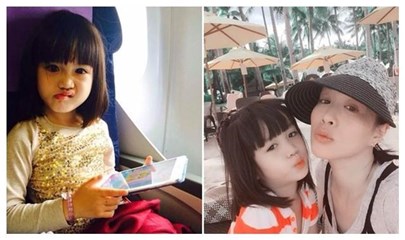 钟丽缇小女儿长大了  复刻妈妈高颜值最美星二代又加一