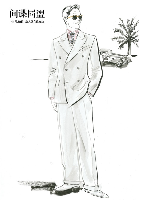 《间谍同盟》服装设计师获「奥斯卡风向标」提名 掀时尚复古潮