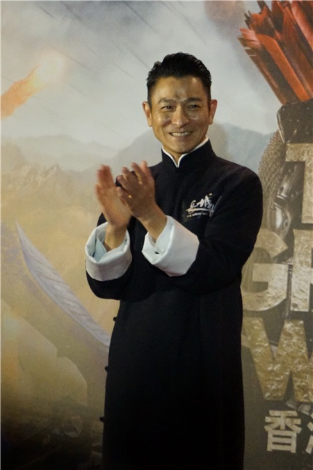 刘德华、张艺谋出席电影《长城》香港首映礼