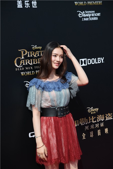 《加勒比海盗5》在沪举行全球首映 德普林允等明星亮相