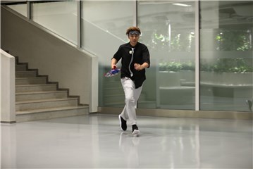 为了不被淘汰,罗志祥奋力奔跑