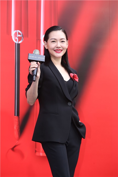 小S出席Giorgio Armani气势女王见面会
