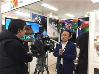 (程海明先生接受日本丰岛电视台采访)