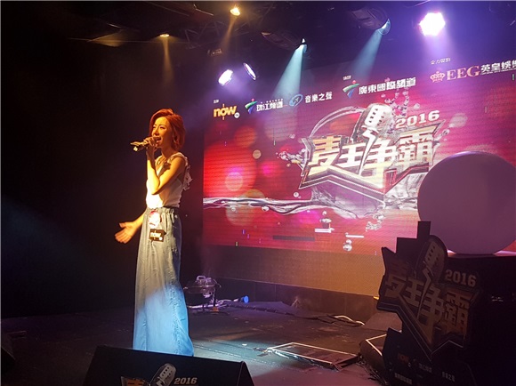 洪卓立、泳儿出席2016《麦王争霸》海选记者会