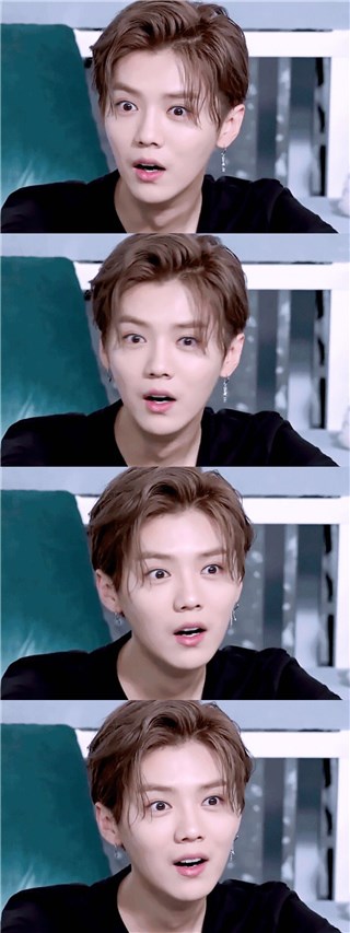 鹿晗小表情