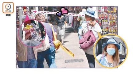 口罩也要配色！容祖儿外出防疫措施也走同色系