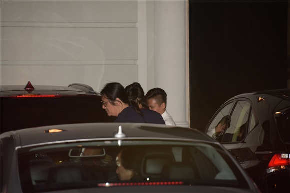 郭富城婚宴结束 张智霖、袁咏仪及邱淑贞等相继离开